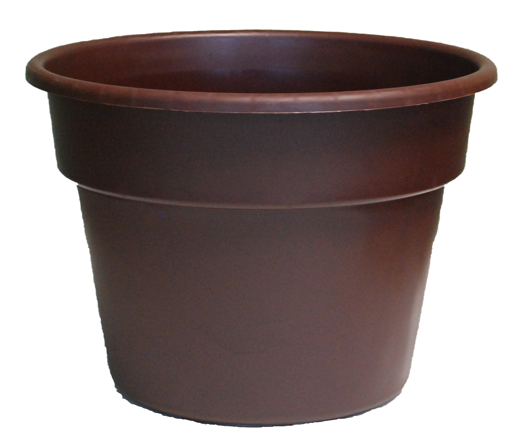 10.0 Patio Pot Dark Brown – 100 per case - Decorative Planters